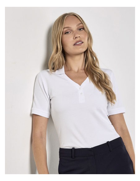 KUS-KK732-Regular Fit Comfortec® V Neck Polo 2